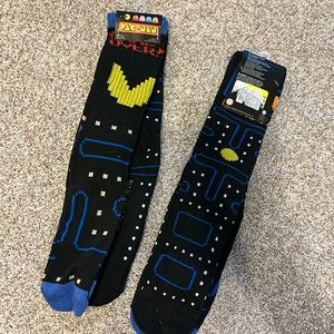 NWT Pac-Man Crew Socks